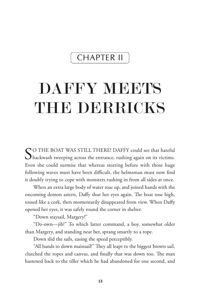The first page of Chapter Two in the new edition: Daffy Meets the Derricks